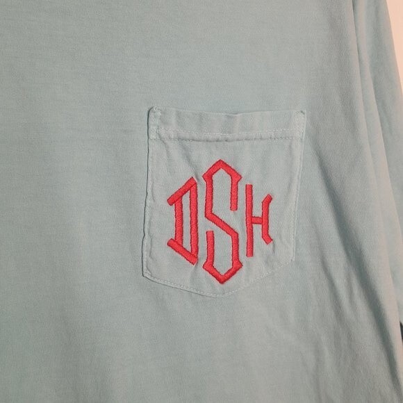 Comfort Colors Monogram Mountain Long Sleeve Tee - Picture 3 of 5